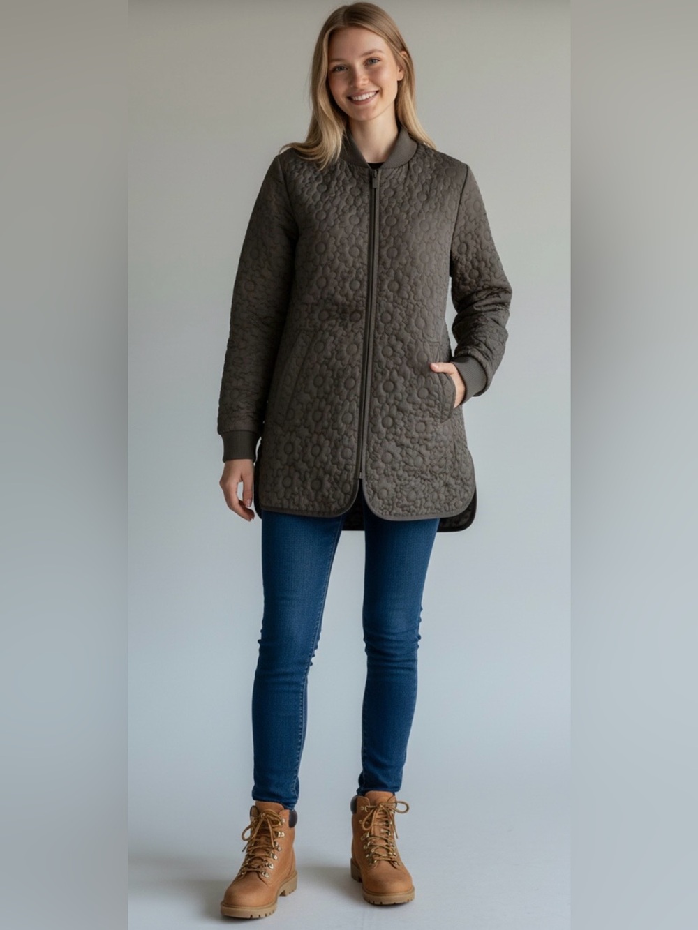 ILSE JACOBSEN HORNBÆK Iris 02 Short Quilted Jacket Size 36